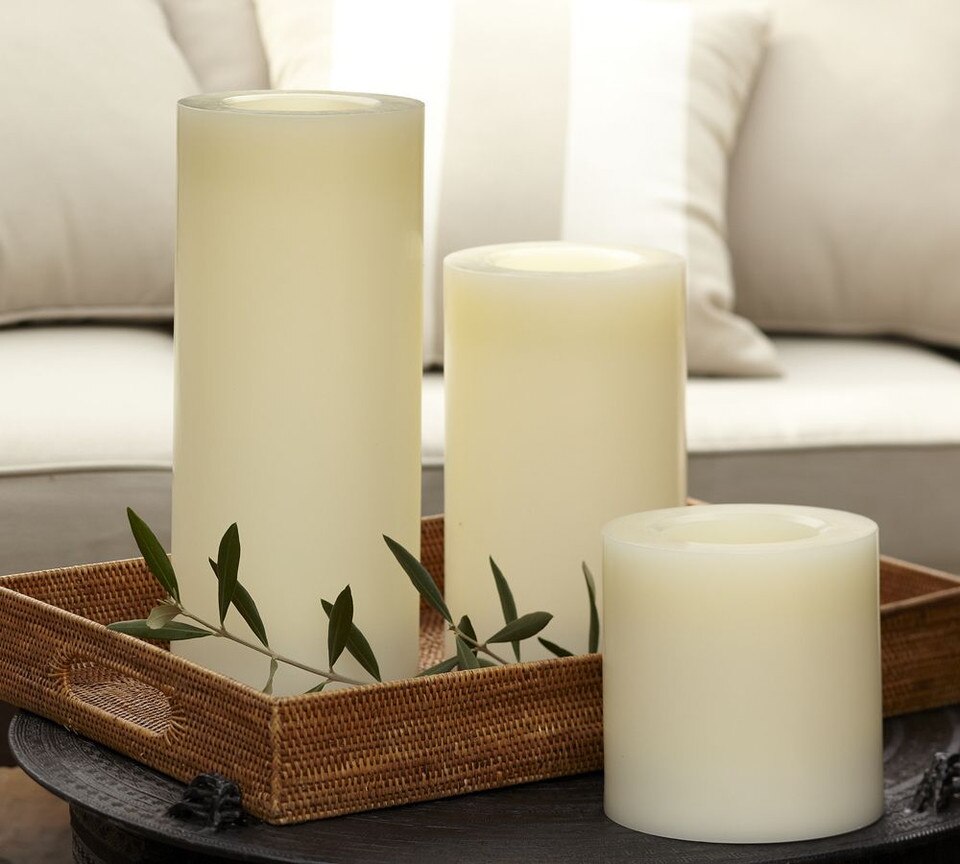 Flameless Wax Grand Candle Pottery Barn Australia